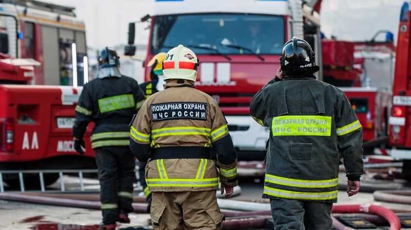 Пять человек спасли при пожаре в столичном бизнес‑центре